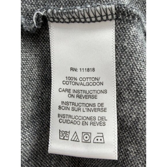 Michael Kors Gray Striped Zip-Up Hoodie L| Dark Academia Office Siren Loungewear - Picture 15 of 16